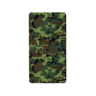Etiquetas de Camuflagem Personalizadas