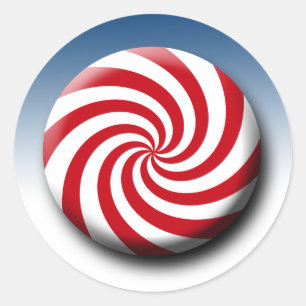 Etiquetas de cartão de Natal Doce de Duro Feriado