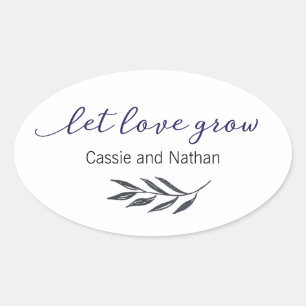 Etiquetas De Casamento Deixam O Amor Cultivar Os A