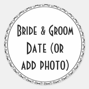 Etiquetas de casamento feitas sob encomenda da