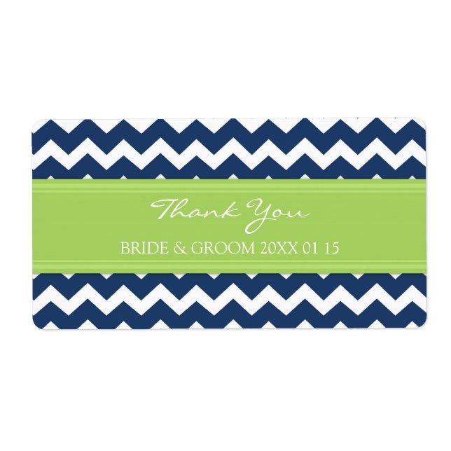 Etiquetas de casamento Limão Azul (Frente)