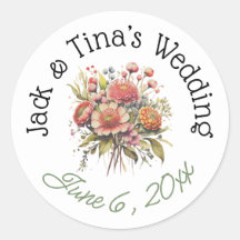 Etiquetas de casamento personalizadas