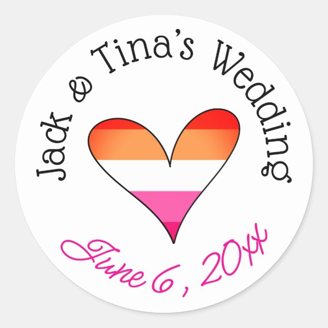 Etiquetas de casamento personalizadas (Frente)