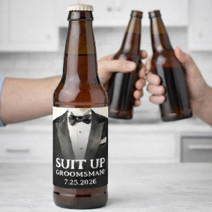 Etiquetas de Cerveja para Proposta de Padrinho de