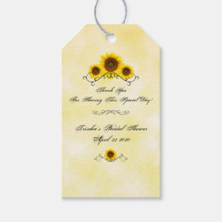 Etiquetas de Chá de panela de girassol