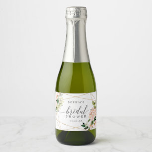 Etiquetas de Champanhe de Chá de panela Blush Hyd