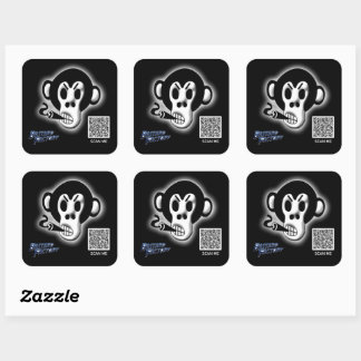 Etiquetas de código QR do logotipo de fábrica