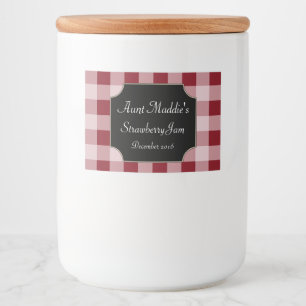 Etiquetas de colocação em latas do presente das