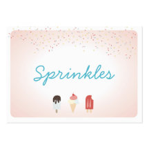 Etiquetas de Comida de Dessert Buffet do sorvete