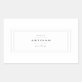 Etiquetas de Comida de Pão Artisan