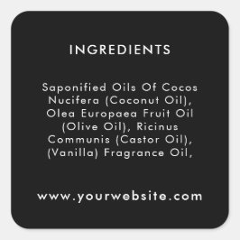 Etiquetas de Componentes de Pacote Comercial de Te