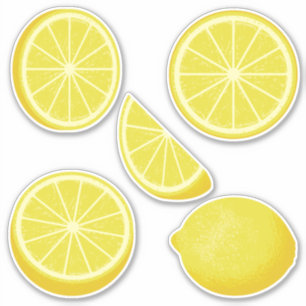 Etiquetas de Conjunto de Ícones de Lemon