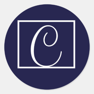 Etiquetas de Convite para Casamento de Monograma d