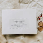 Etiquetas de Correio de Convidado para Casamento P<br><div class="desc">Nossas etiquetas pré-endereçadas de convidados de casamento são perfeitas para enviar todos os seus cartões e convites. Este item faz parte da nossa coleção de casamentos Goldie G100,  por favor compre a nossa loja para os produtos correspondentes. Cada rótulo é de aproximadamente 2" x 4".</div>
