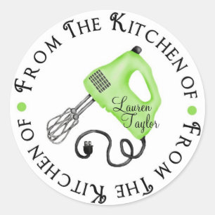 Etiquetas de cozimento personalizadas da cozinha
