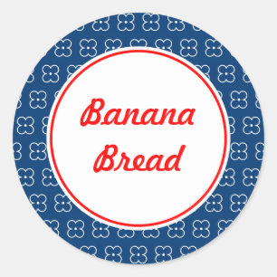 Etiquetas de cozinha personalizadas azuis