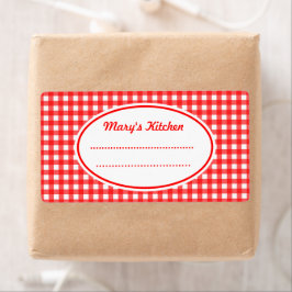 Etiquetas de Cozinha Personalizadas Retrô