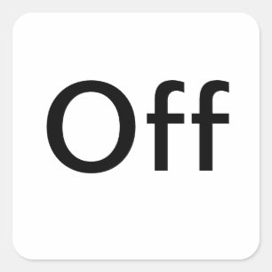 Etiquetas de Definição "Desligado"