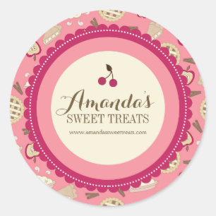 Etiquetas de deserto de trigo e diversão