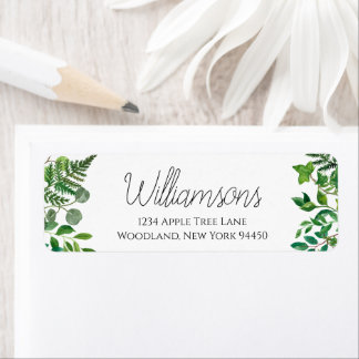 Etiquetas de devolução de casamento personalizadas