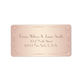 Etiquetas de devolução de endereço de emboscada do