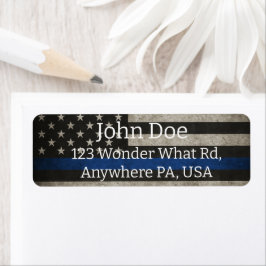 Etiquetas de Devolução Thin Blue Line
