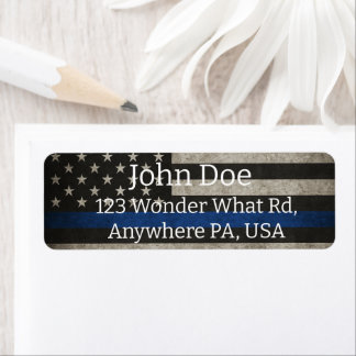 Etiquetas de Devolução Thin Blue Line