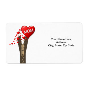 Etiquetas de dia de as mães