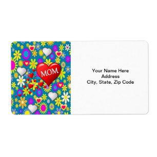 Etiquetas de dia de as mães