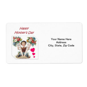 Etiquetas de dia de as mães