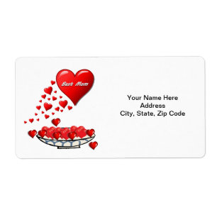 Etiquetas de dia de as mães