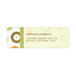 Etiquetas de divertimento em círculos retrorreflec