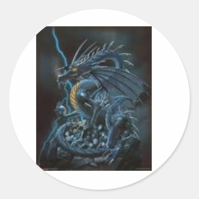 Etiquetas de dragão (Frente)