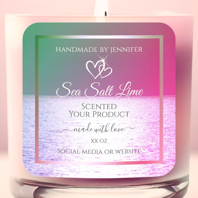 Etiquetas de embalagem de produtos do oceano com g (Criador carregado)