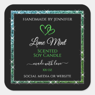 Etiquetas de embalagem de produtos pretos Brilhant