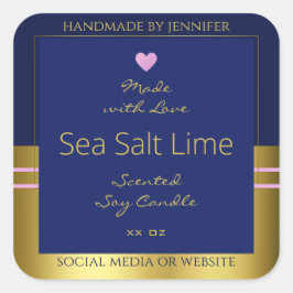 Etiquetas de embalagem do produto extravagante Azu