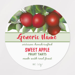 Etiquetas de encapsulamento de Fruta da Apple
