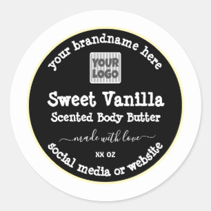 Etiquetas de encapsulamento de logotipo personaliz