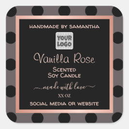 Etiquetas de encapsulamento de produto Dourado Ros