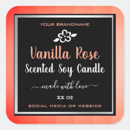 Etiquetas de encapsulamento de produtos, cor-de-ro