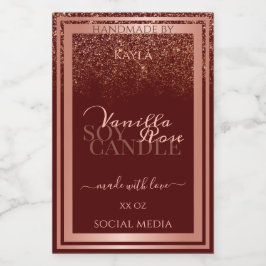 Etiquetas de encapsulamento de produtos da Borgonh