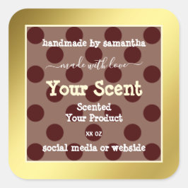 Etiquetas de encapsulamento de produtos Dourados e