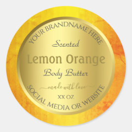 Etiquetas de encapsulamento de produtos elegantes 