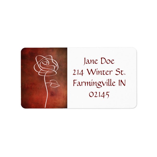 Etiquetas de endereço (Frente)