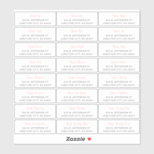 Etiquetas de Endereço Convidado