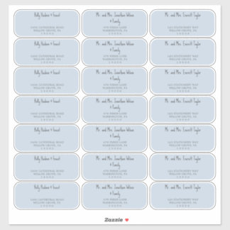 Etiquetas de Endereço Convidado do Chá de fraldas