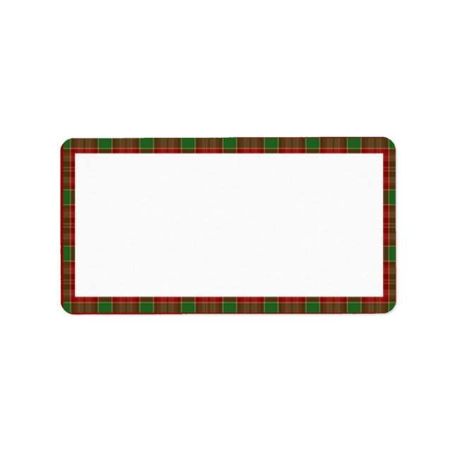 Etiquetas de endereço da Xadrez de Natal (Frente)