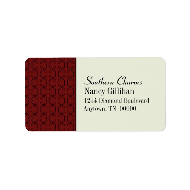 Etiquetas de Endereço das Linhas de País (Frente)