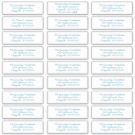 Etiquetas de endereço de correspondência individua