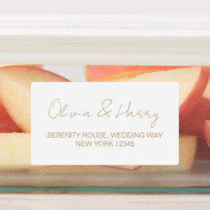 Etiquetas de Endereço de Devolução à prova d'água 